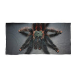 Pink Toe Spider Beach Towel