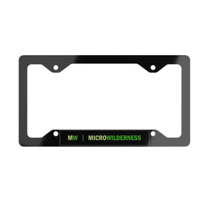 Micro Wilderness Metal License Plate Frame