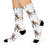 Micro Wilderness logo Cushioned Crew Socks